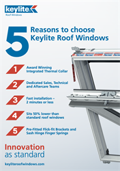 Reasons to choose Keylite Roof Windows