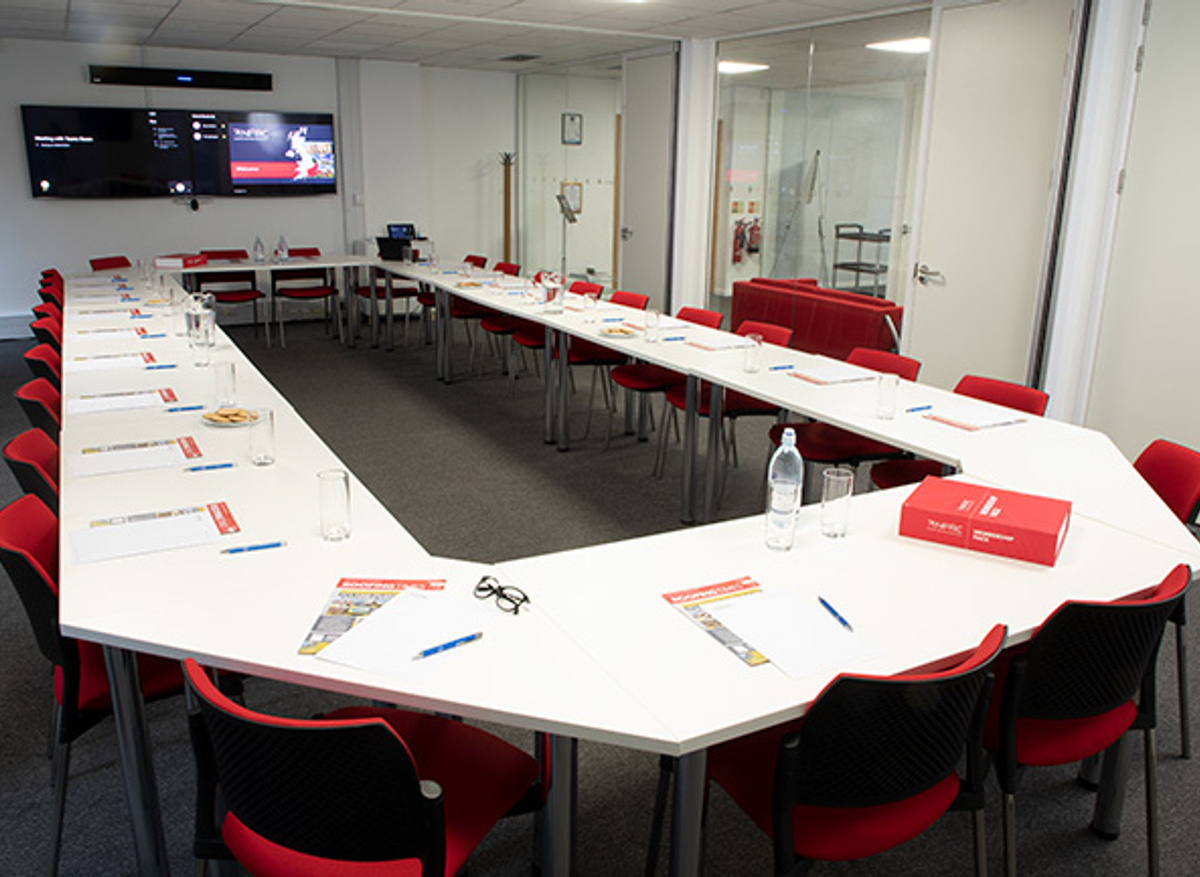 Rooms 4, 5 and 6 boardroom layout